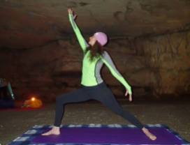 Yoga in Cascade Cave ~ Carter Caves State Park ~ Kentucky