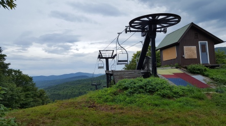 Middlebury Snow Bowl's upper chairlift station