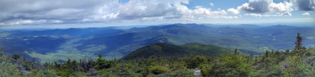 View from Mt Abraham